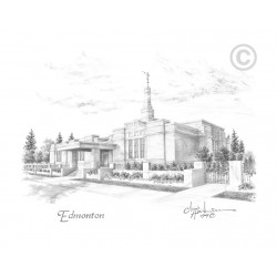 Edmonton Alberta Temple Recommend Holder