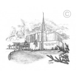 Jordan River Utah Temple Recommend Holder