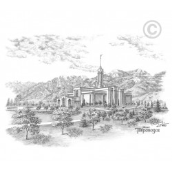 Mount Timpanogos Utah Temple Recommend Holder