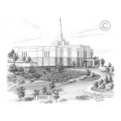 Snowflake Arizona Temple Recommend Holder