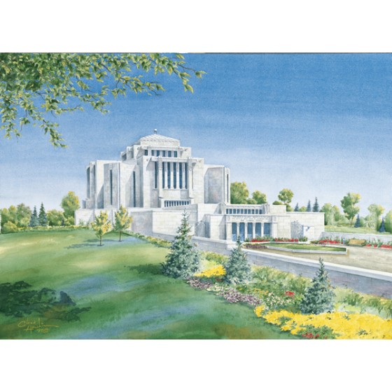 Cardston Alberta Temple Painting