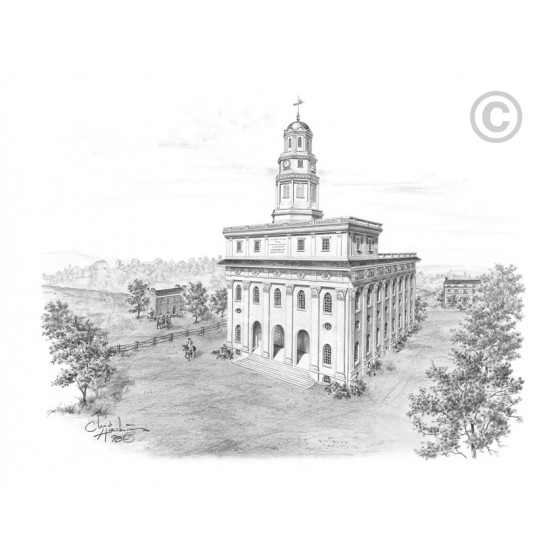 Nauvoo Temple Drawing