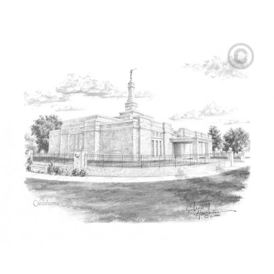 Oklahoma City Oklahoma Temple Drawing