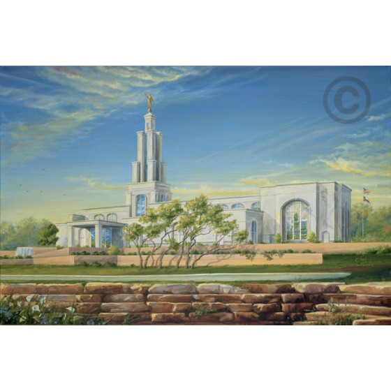 San Antonio Texas Temple Painting