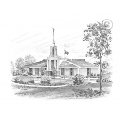 Sydney Australia Temple Drawing