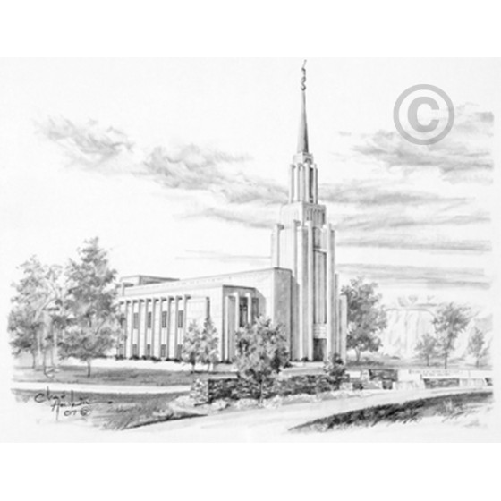 Twin Falls Idaho Temple Drawing