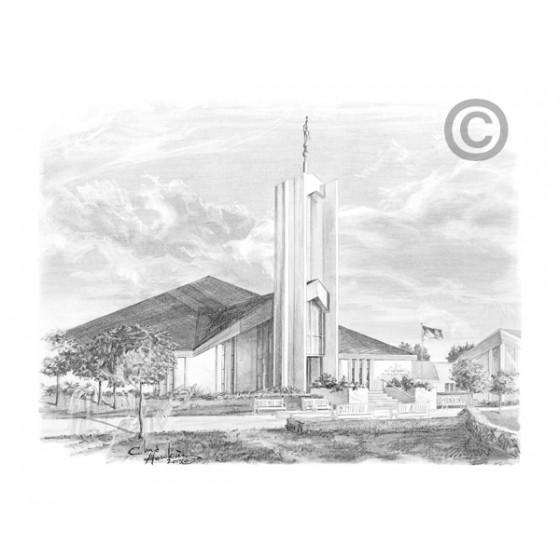 Freiberg Germany Temple Drawing