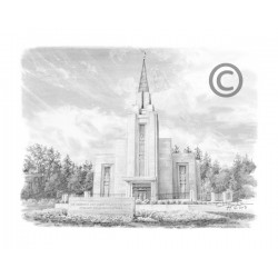 Vancouver Canada Temple Drawing