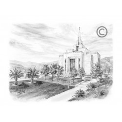 Tegucigalpa Honduras Temple Drawing